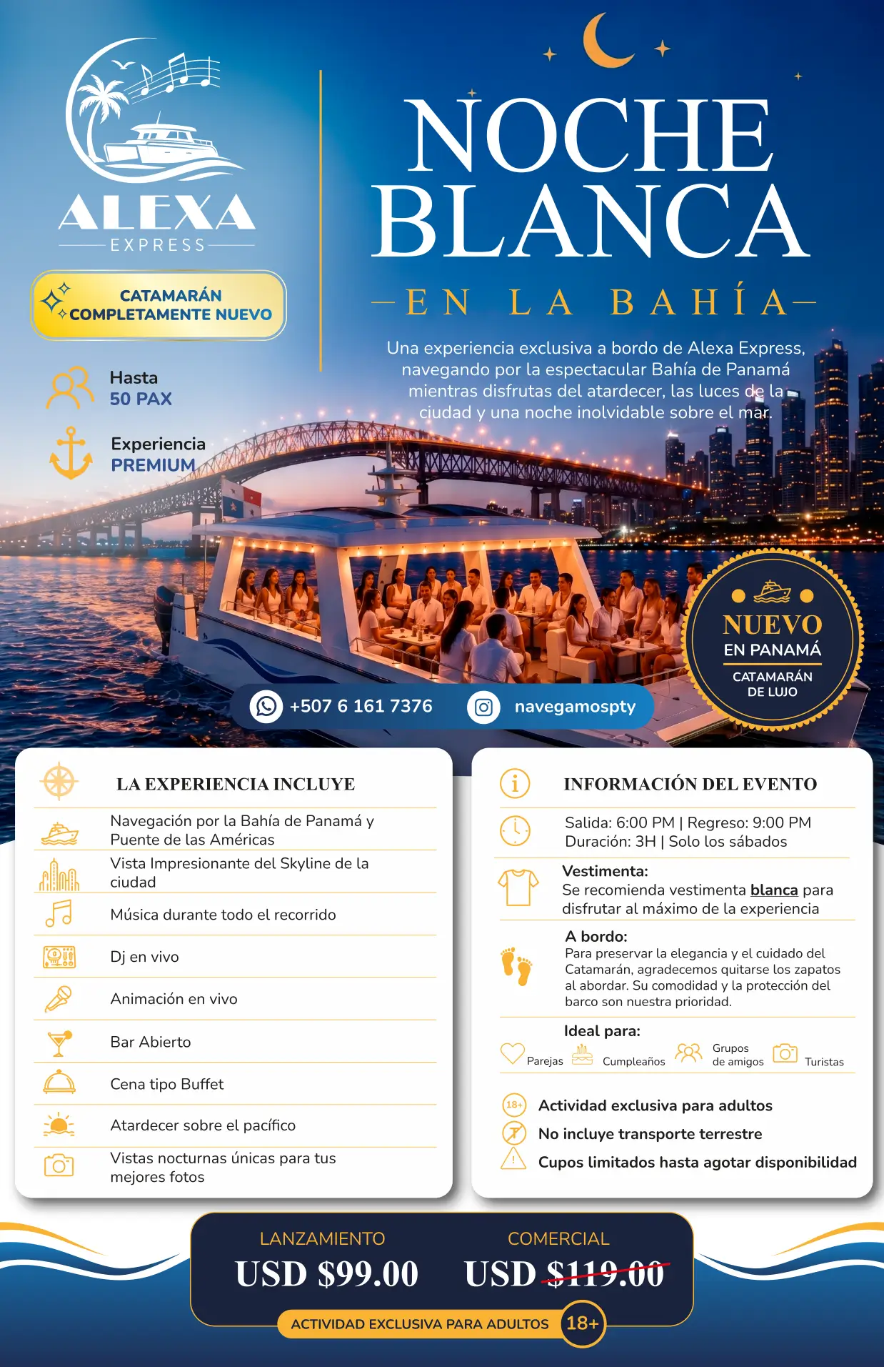 Flyer Noche Blanca